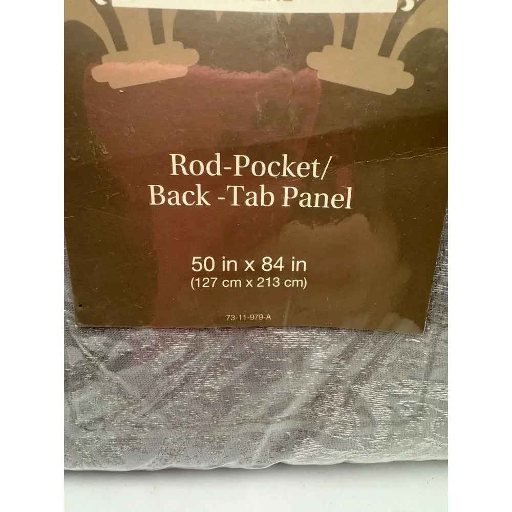 Royal Velvet Serene Rod-Pocket/back-Tab Panel Curtain by Jcpenney Size 50x84